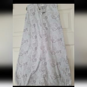 HALO Sleepsack Micro-Fleece Wearable Blanket Gray Safari Medium 6-12 Months**